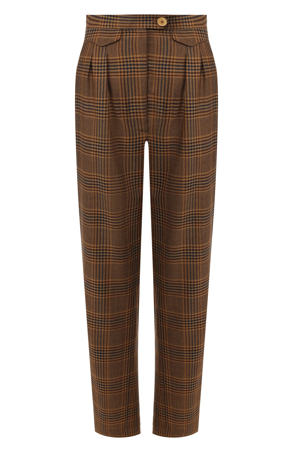 Брюки из смеси шерсти и вискозы NANUSHKA, арт. MITSU_CHECK_SUMMER TWEED, фото 1