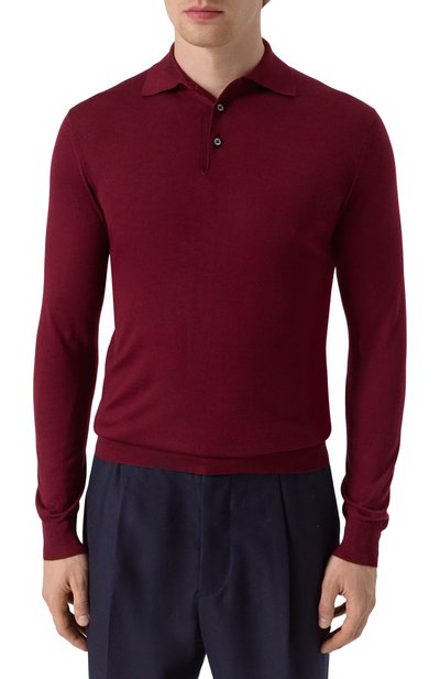 Поло из кашемира и шелка FEDELI, арт. MU007091, фото 3