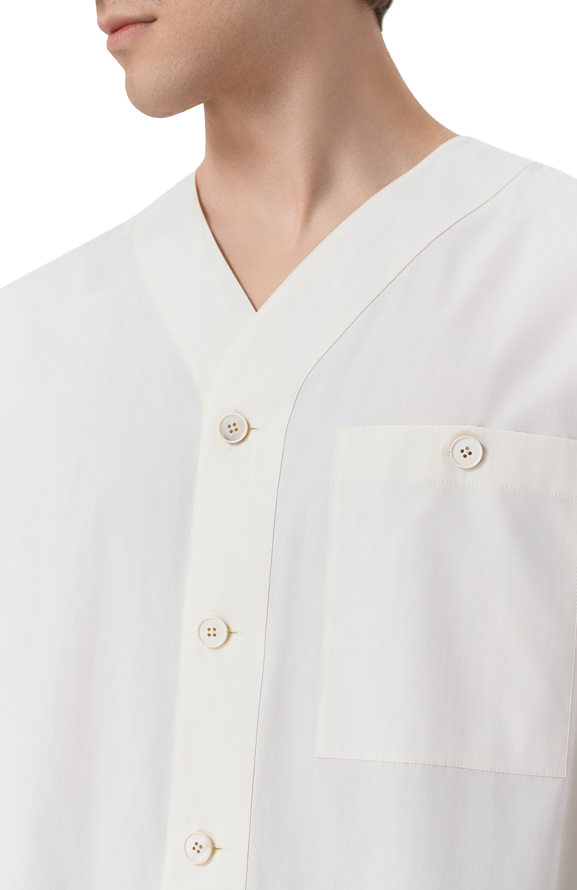 Хлопковая рубашка JIL SANDER, арт. J47DL0177/J45292, фото 5