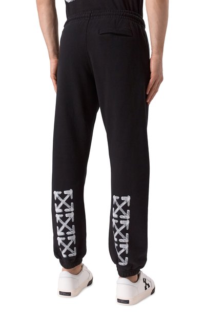 Хлопковые джоггеры OFF-WHITE, арт. 0MCH057S25FLE001, фото 4