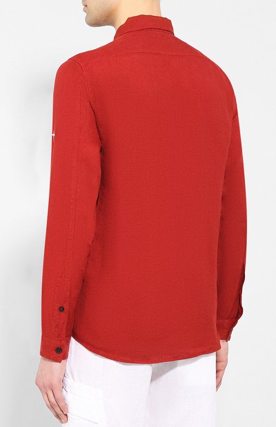 Льняная рубашка  STONE ISLAND, арт. 701511201, фото 4