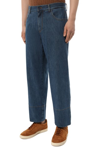 Джинсы KITON синего цвета по цене 95500 руб., арт. UPKN040K0701D02, фото 3 Джинсы KITON, арт. UPKN040K0701D02, фото 3