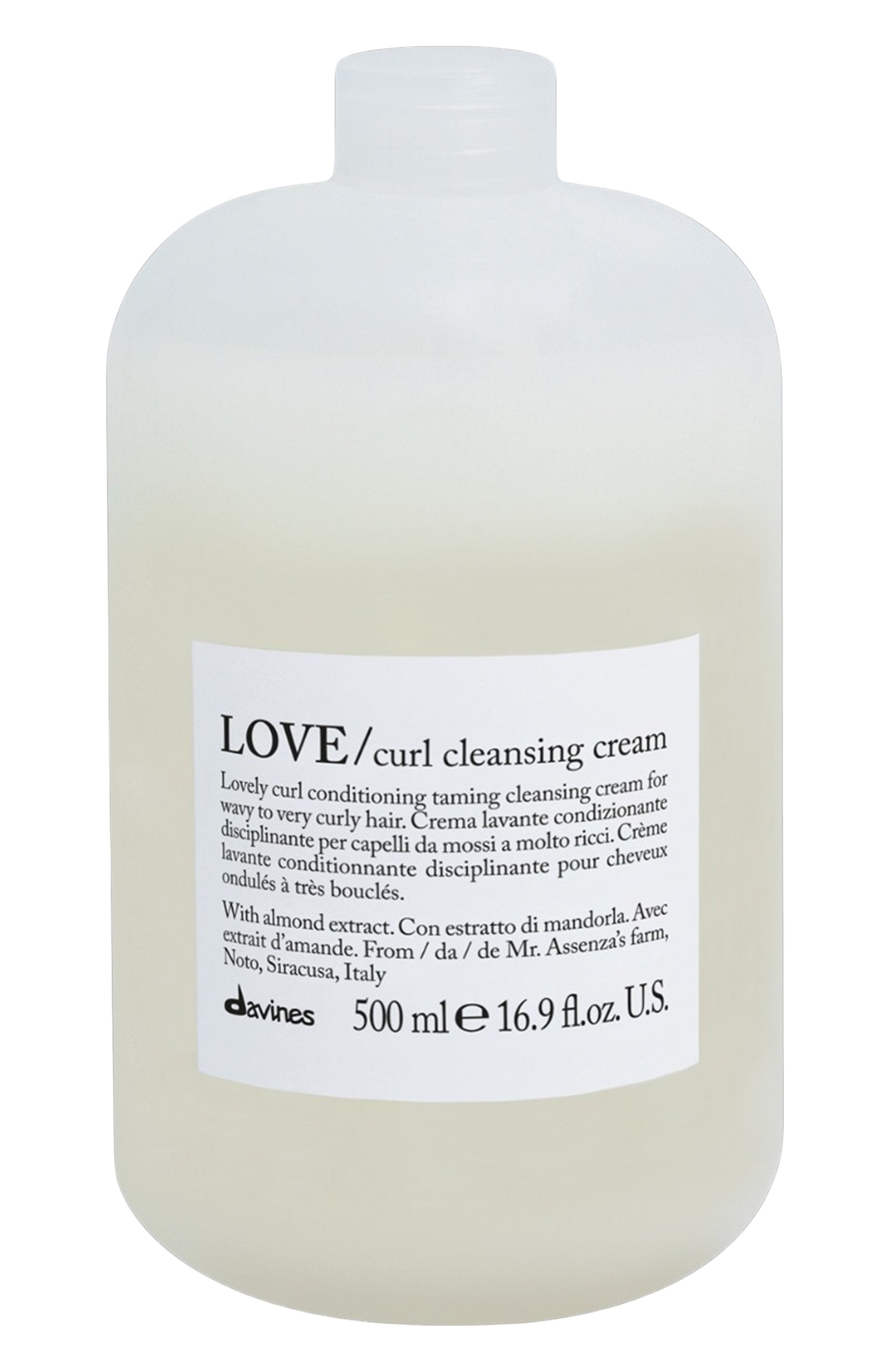 Очищающая пенка для усиления завитка love curl (500ml) DAVINES, арт. 75532, фото 1