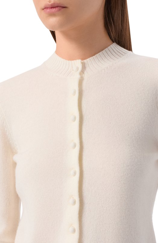 Кардиган из шерсти и кашемира Ellyme 00381 Белый  00381 Фото 5