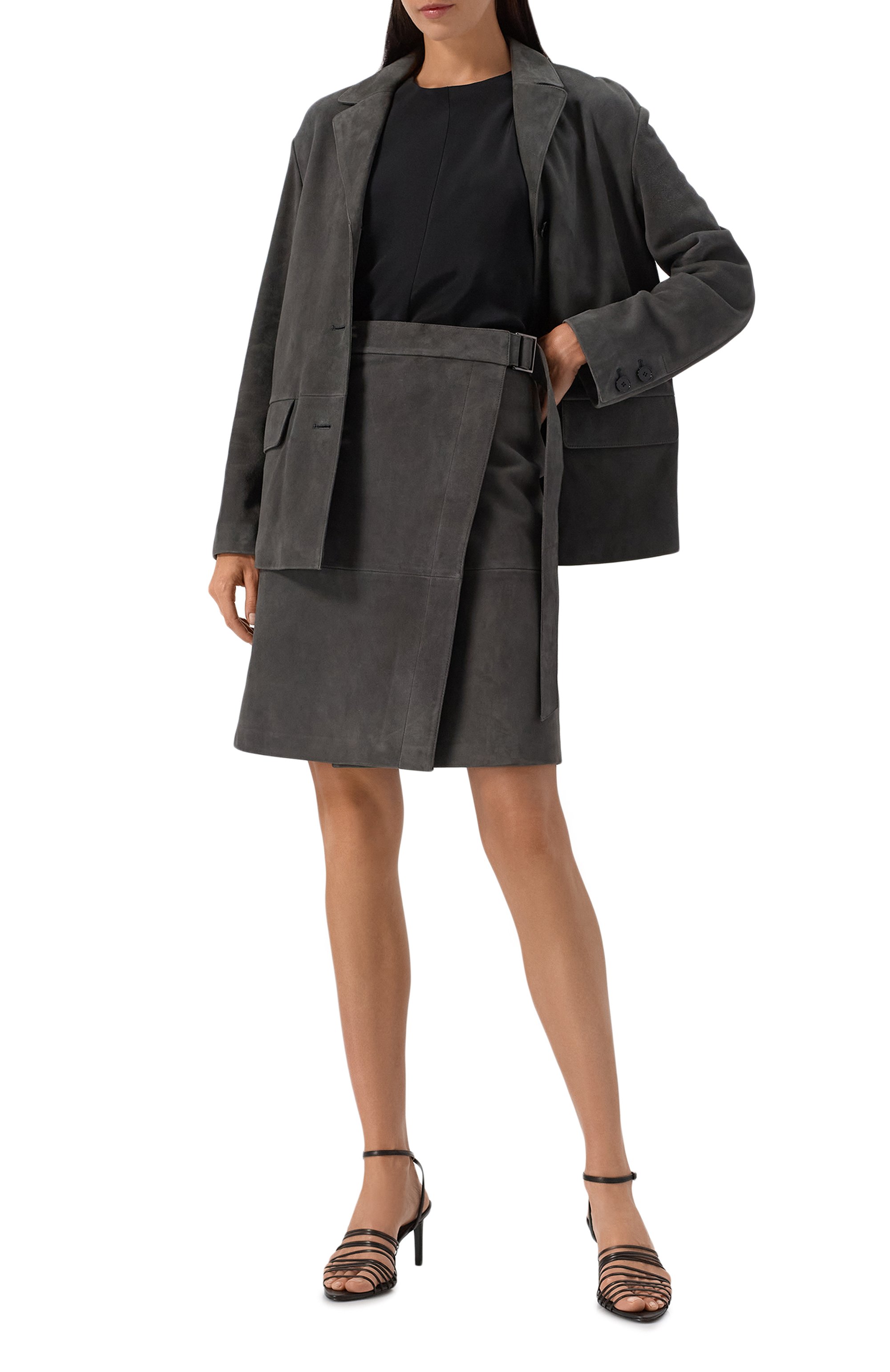 Замшевая юбка 12 STOREEZ, арт. 127742, фото 2