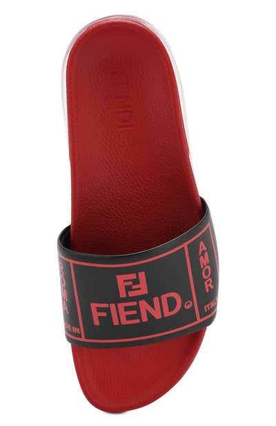 Резиновые шлепанцы FENDI, арт. 7X1224 A630, фото 5