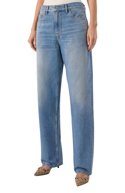 Джинсы GUCCI синего цвета по цене 122000 руб., арт. 857909/XDDD2, фото 3 Джинсы GUCCI, арт. 857909/XDDD2, фото 3