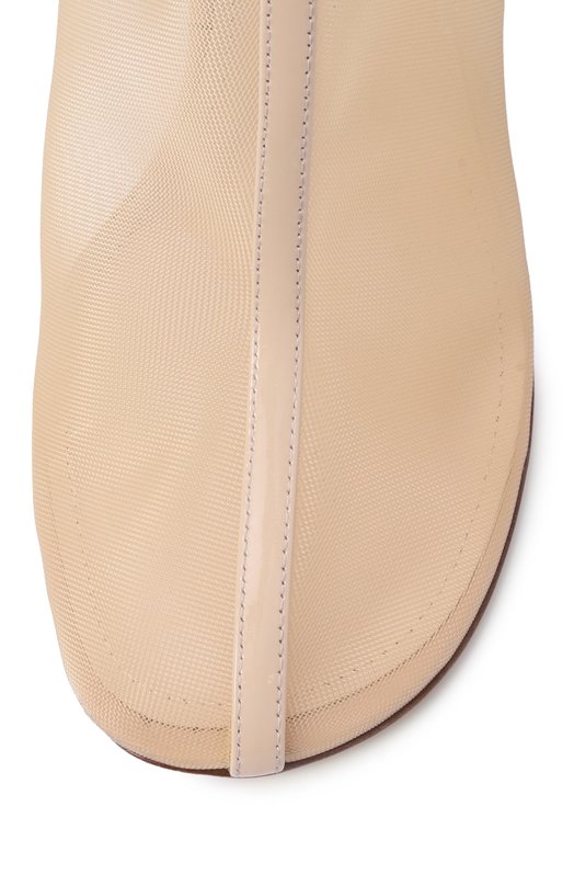 Текстильные ботильоны Mavie Mattia Capezzani W380/RETE+VERNICE Бежевый  W380/RETE+VERNICE Фото 6