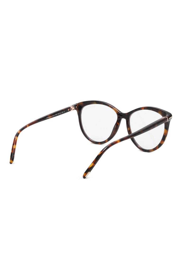 Женские оправа TOM FORD коричневого цвета, арт. TF5990-B 052 | Фото 4 (Региональные ограничения белый список (Axapta Mercury): Не проставлено; Нос: Не проставлено; Тип очков: Оправа; Материал: Пластик; Оптика Гендер: оптика-женское; Очки форма: Кр�углые)