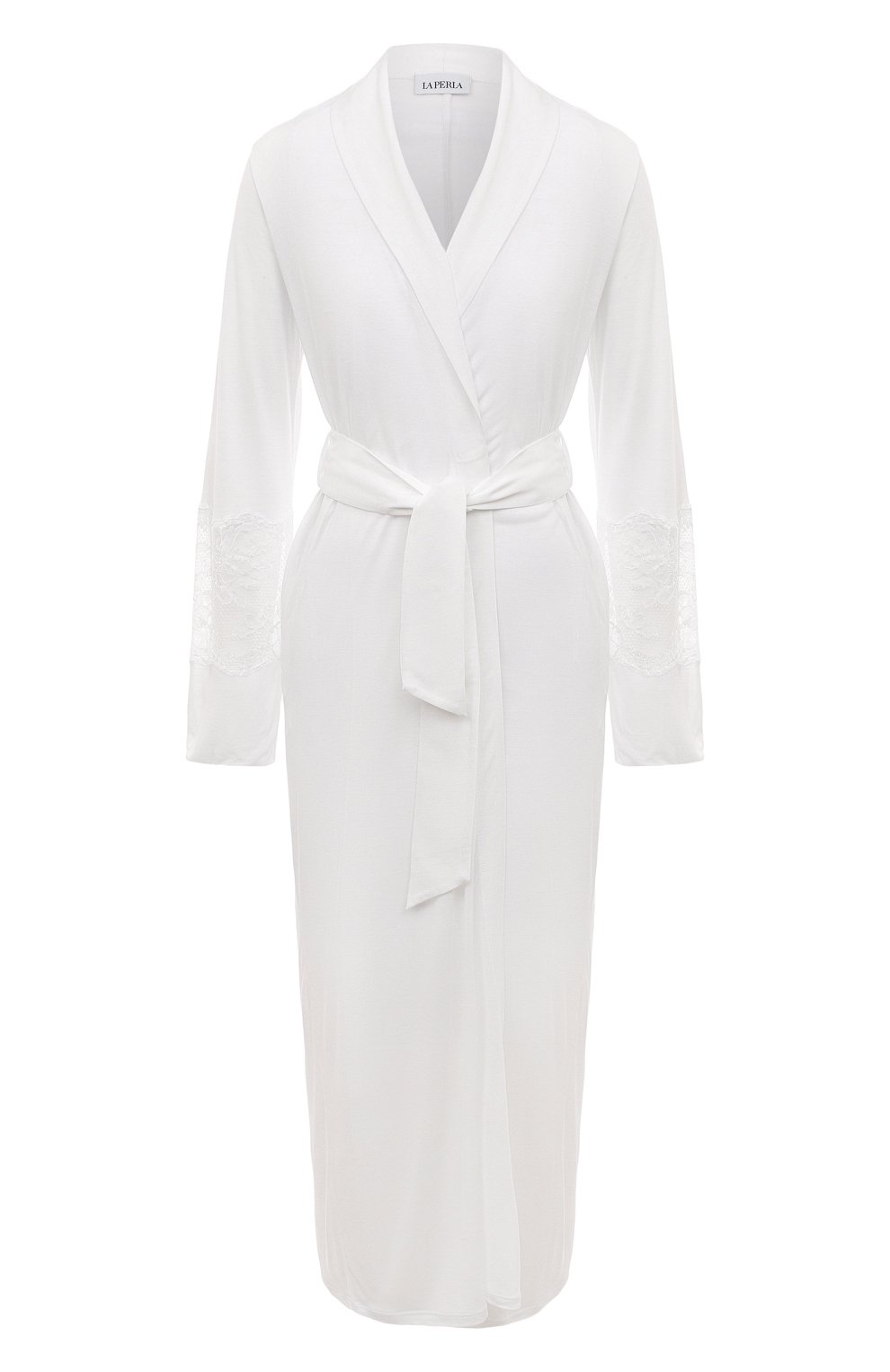 Халат LA PERLA белого цвета по цене 26300 руб., арт. 0048210, фото 1 Халат LA PERLA, арт. 0048210, фото 1