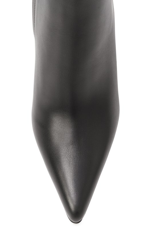 Кожаные ботильоны Mugler MUWFW26FS208_TL001 Чёрный  MUWFW26FS208_TL001 Фото 6