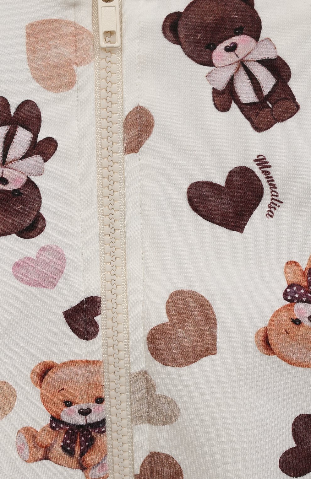 Хлопковая толстовка MONNALISA, арт. 39B802, фото 3