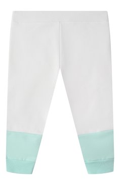 Детские хлопковые джоггеры MARNI белого цвета, арт. M01390/M00V0 | Фото 2 (Нос: Не проставлено; Материал сплава: Проставлено; Кросс-КТ НВ: Джоггеры; Материал внешний: Хлопок; Ростовка одежда: 18 мес | 86 см, 24 мес | 92 см)