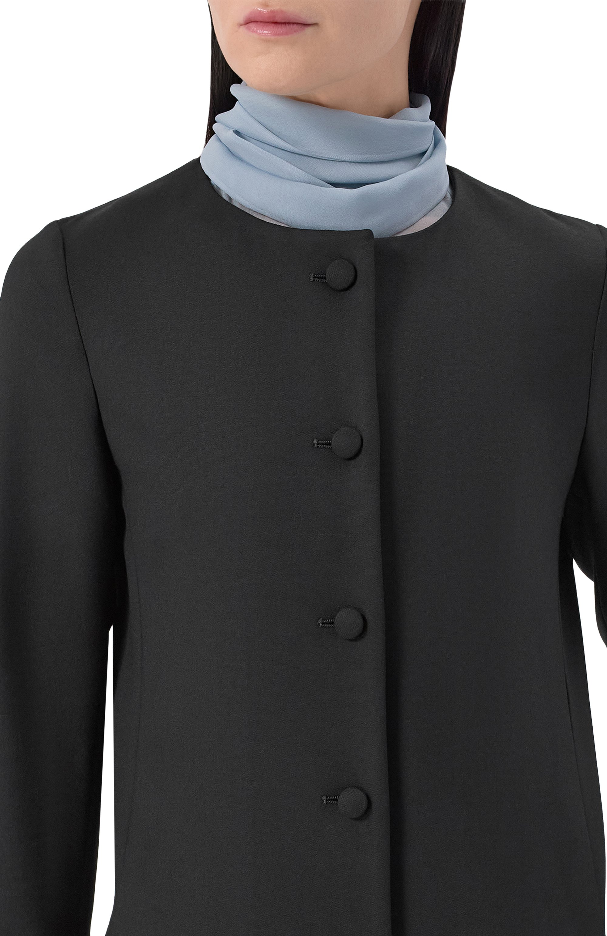 Шерстяное пальто MVST, арт. M26.2PW.J008/F100 JERSEY BISTRETCH, фото 5