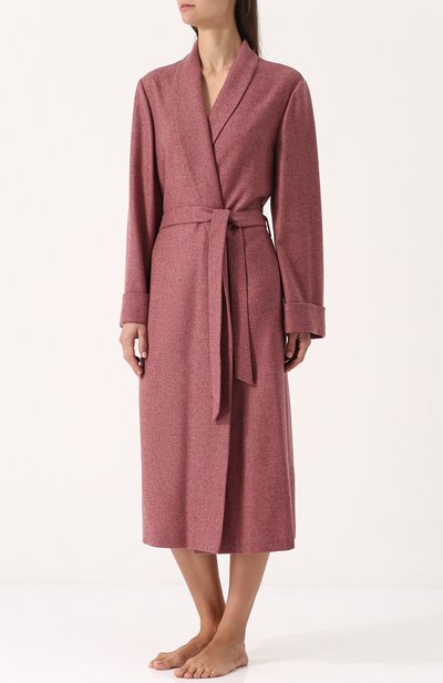 Однотонный халат с поясом LORO PIANA, арт. FAG2902, фото 3