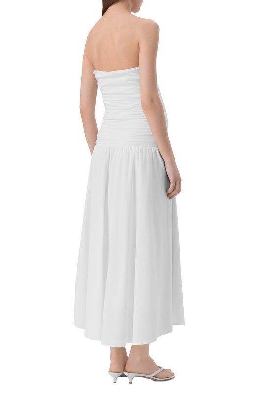 Хлопковое платье Pietro Brunelli AG2518/C02937 Белый  AG2518/C02937 Фото 3