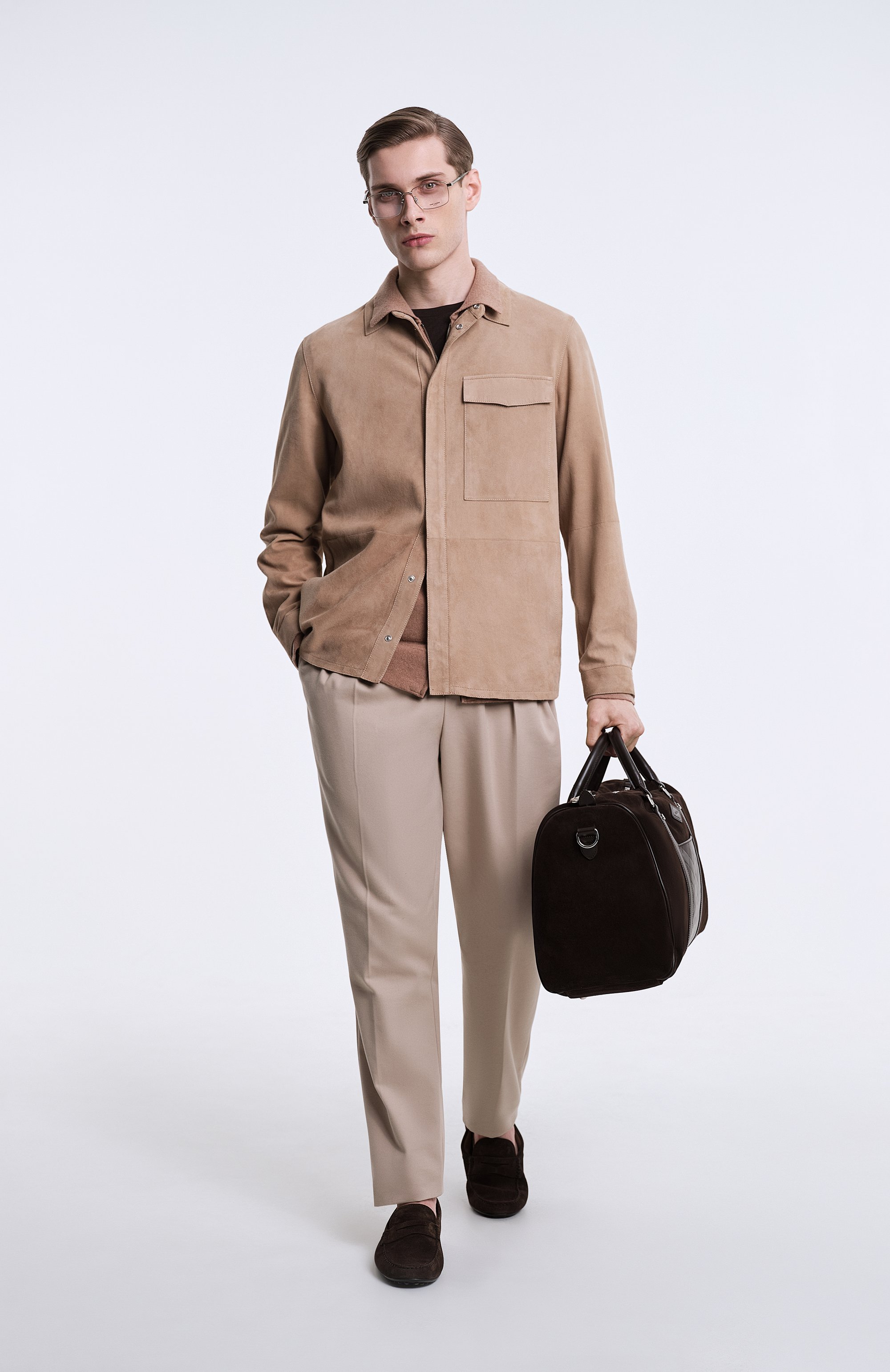 Брюки из хлопка и шерсти BRUNELLO CUCINELLI, арт. ME262M5030, фото 8