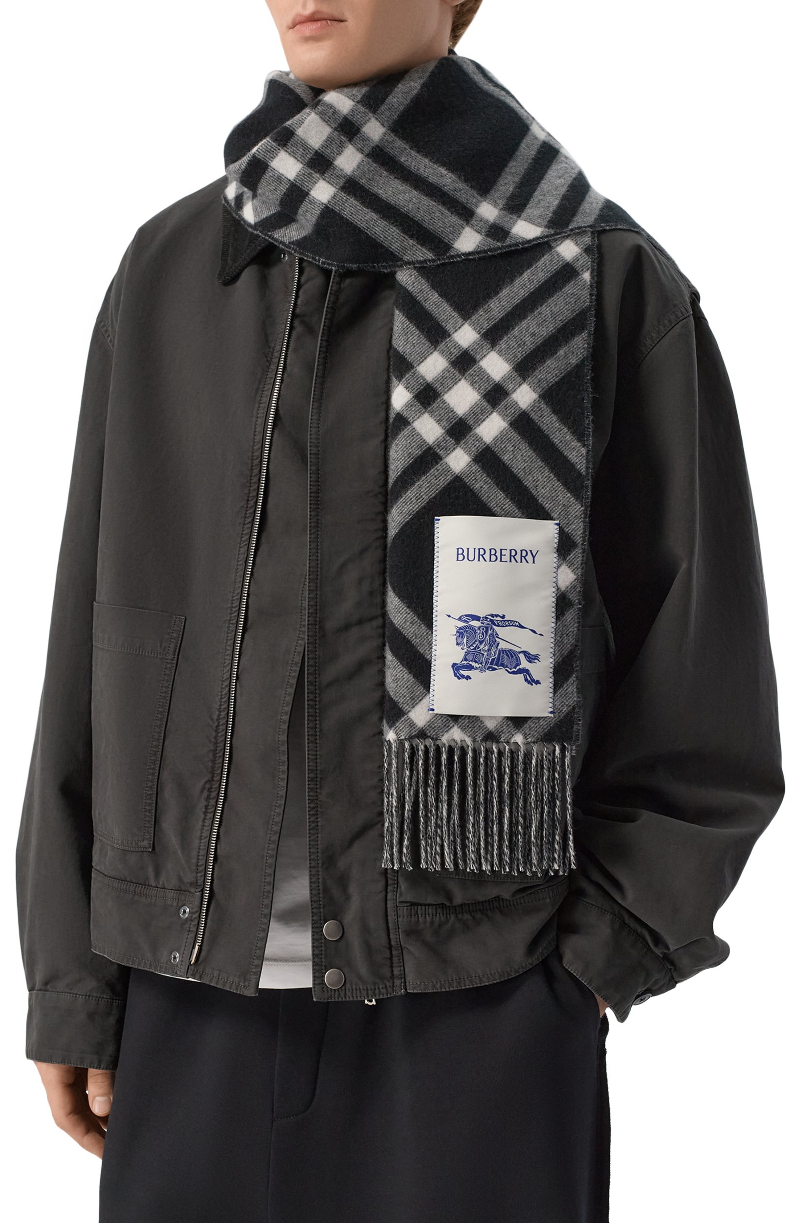 Кашемировый шарф BURBERRY, арт. 8099650, фото 2
