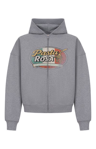 Женский хлопковая толстовка PLANTA ROSA, арт. PR/HZ/PASTA/470VELVET