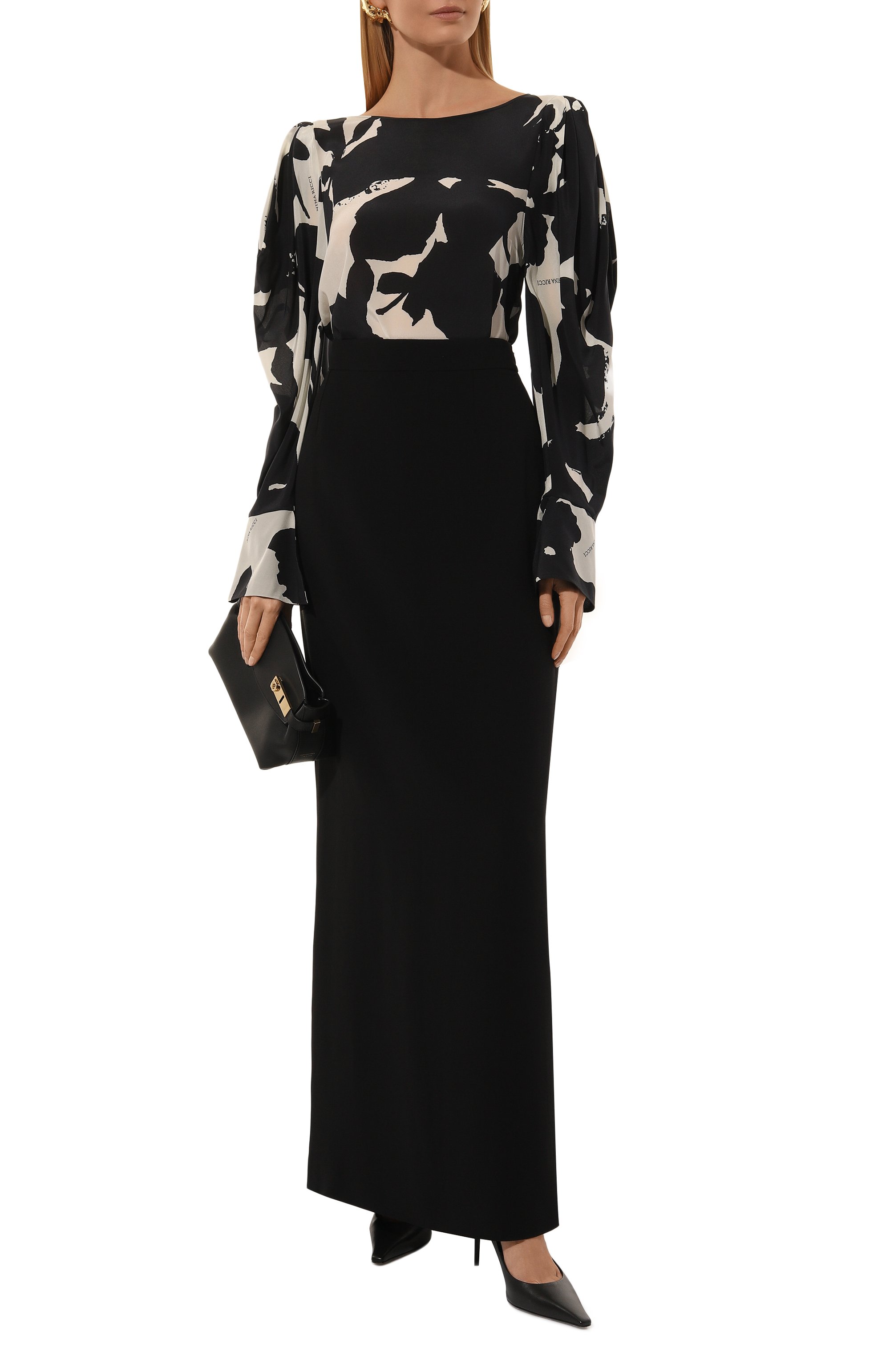 Шелковая блузка NINA RICCI, арт. 24ACT0006/SE1399, фото 2