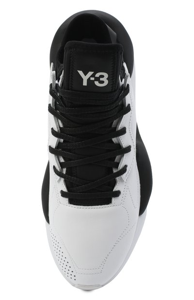 Кожаные кроссовки kaiwa Y-3 черно-белого цвета по цене 44250 руб., арт. FX7280/M, фото 5 Кожаные кроссовки kaiwa Y-3, арт. FX7280/M, фото 5