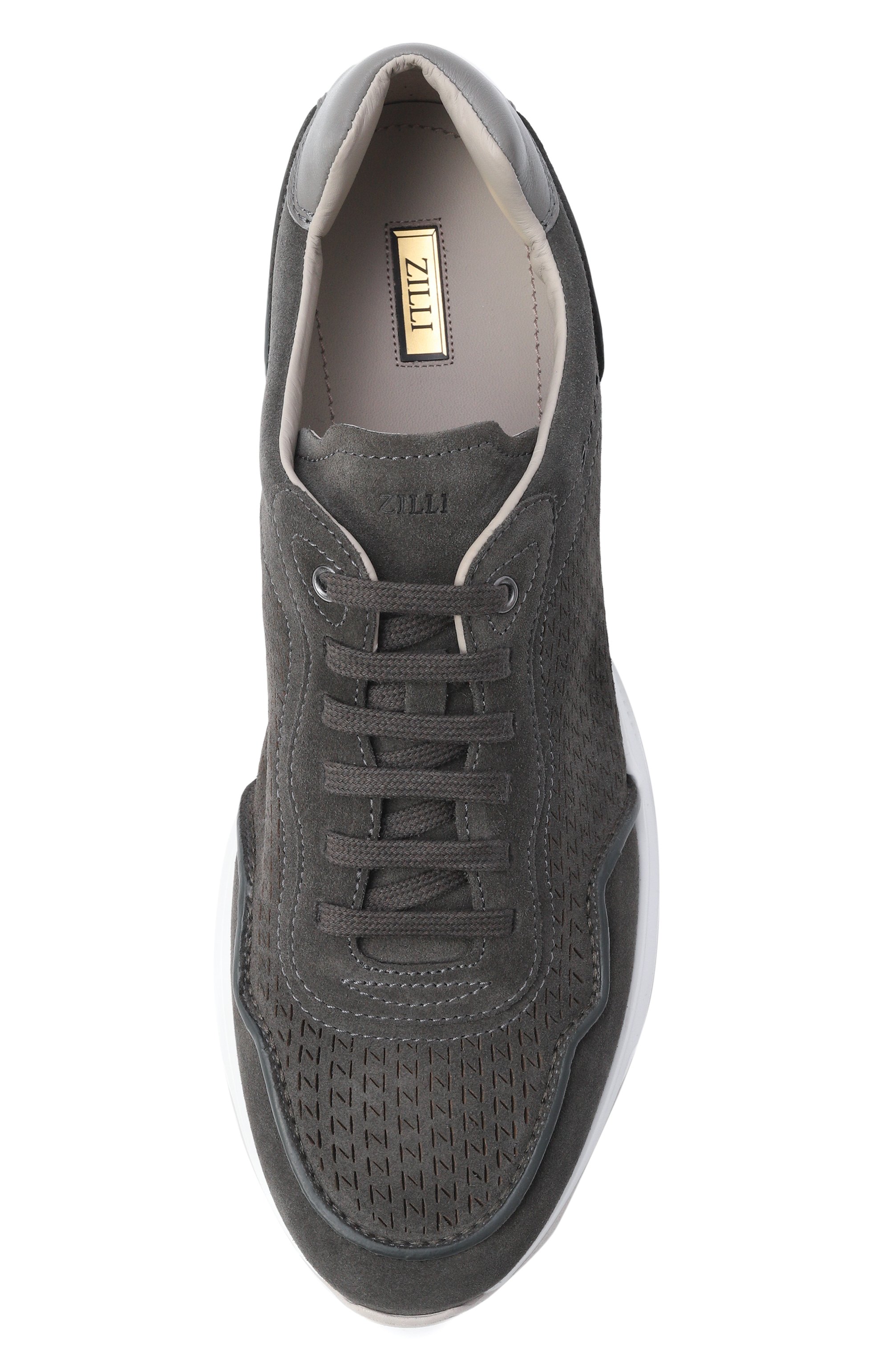 Замшевые кроссовки ZILLI, арт. H0199AM1194VZEV06, фото 5