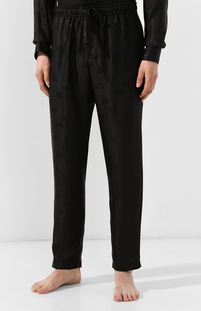 Шелковые брюки DOLCE & GABBANA, арт. GYB0HT/FJ1GM, фото 3