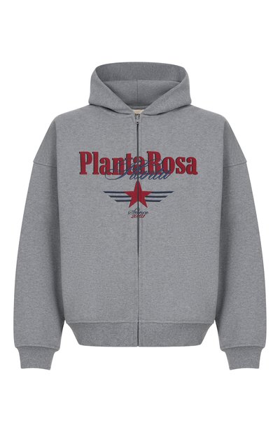 Женский хлопковая толстовка PLANTA ROSA, арт. PR/HZ/DARKROSES/470