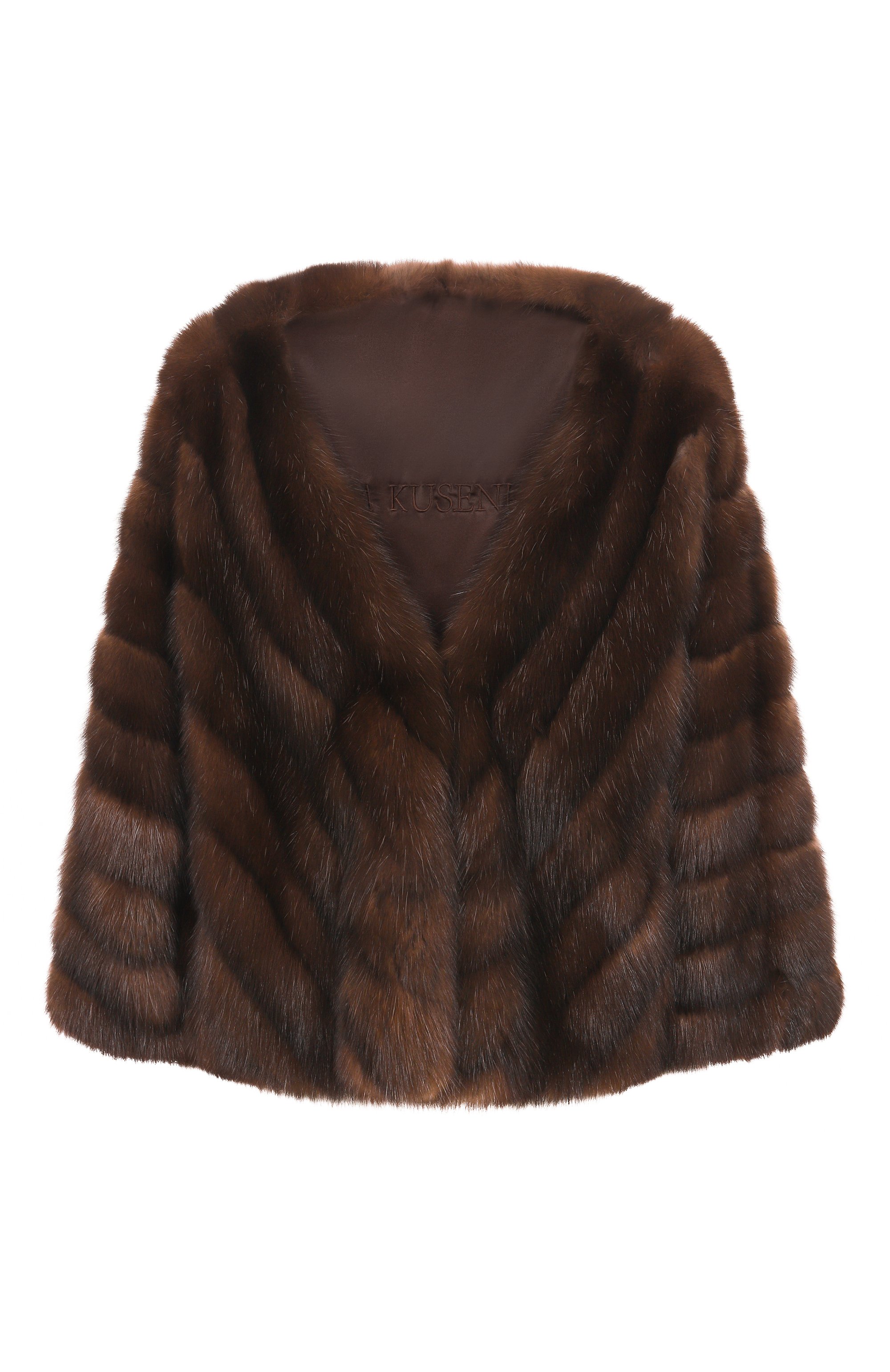 Пелерина из соболя VICTORIA KUSENKOVA коричневого цвета по цене 3498000 руб., арт. 553500003682, фото 1 Пелерина из соболя VICTORIA KUSENKOVA, арт. 553500003682, фото 1