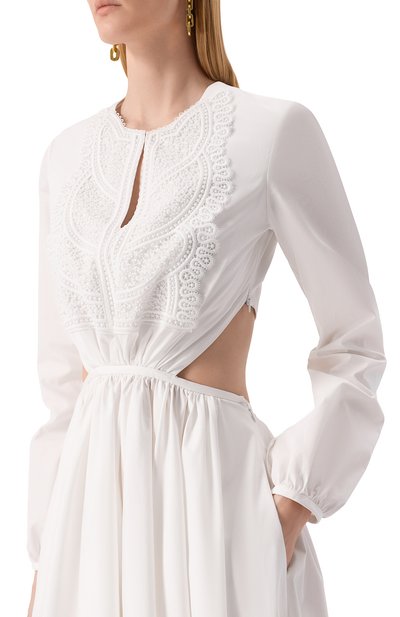 Хлопковое платье GIAMBATTISTA VALLI, арт. 25SSPVTE5164-40P0P, фото 5