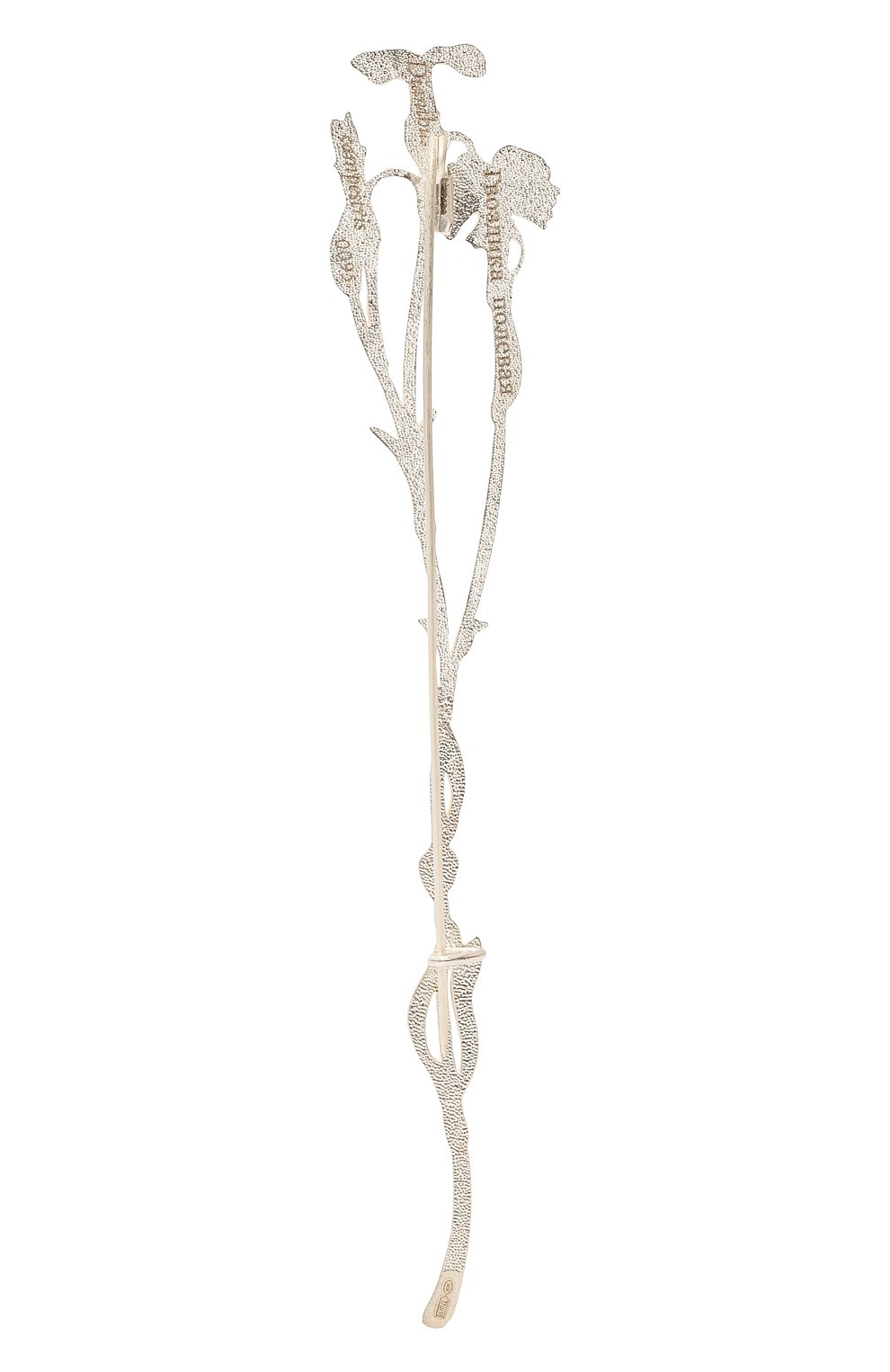 Брошь гвоздика- полевая РУССКИЕ САМОЦВЕТЫ зеленого цвета по цене 16700 руб., арт. 41504, фото 3 Брошь гвоздика- полевая РУССКИЕ САМОЦВЕТЫ, арт. 41504, фото 3