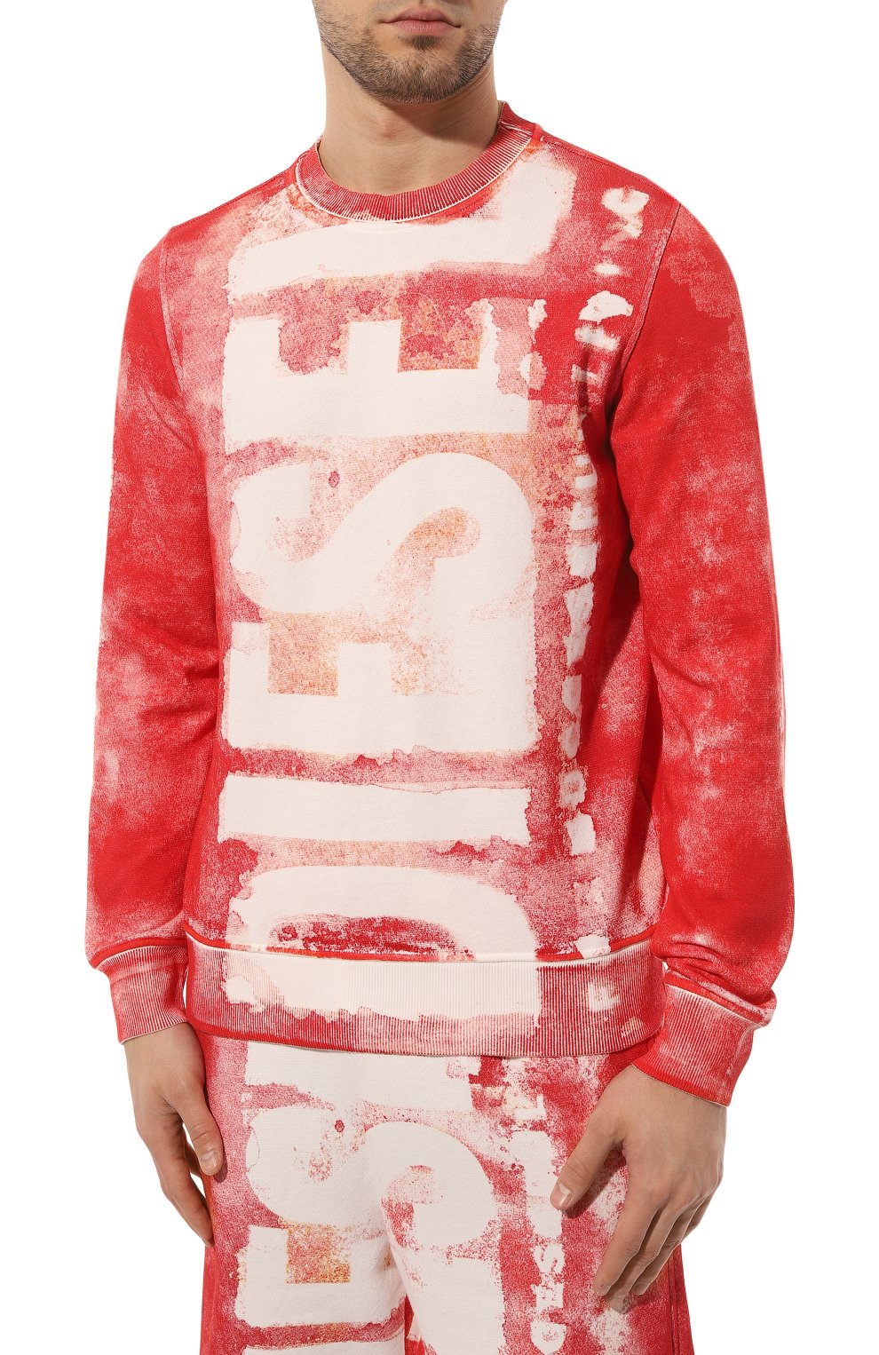 Хлопковый свитшот DIESEL, арт. A08664/0NFAV, фото 3