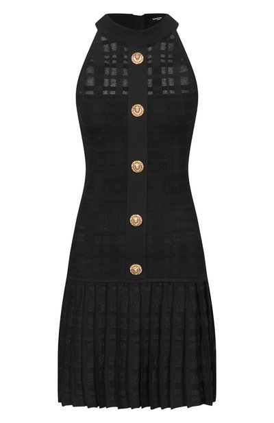 Женское платье из вискозы BALMAIN, арт. GF1R3375/KJ36