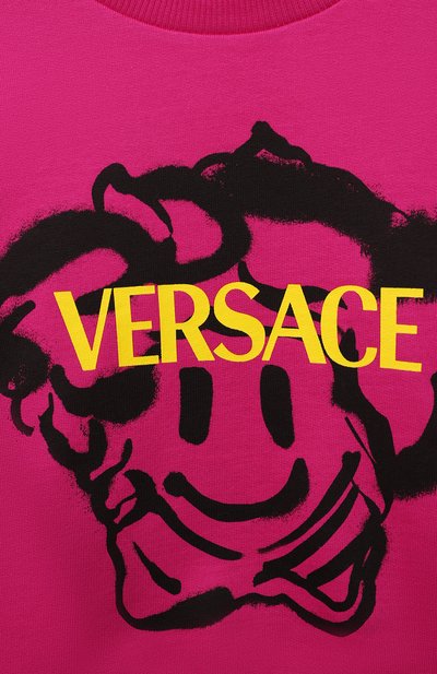 Хлопковый свитшот VERSACE, арт. 1000491/1A01889/8A-14A, фото 3