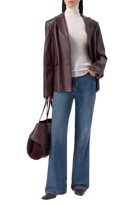 Топ из шелка и хлопка 12 STOREEZ 135367 Кремовый  135367 Фото 2