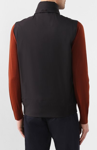 Утепленный жилет LORO PIANA темно-серого цвета по цене 284000 руб., арт. FAL0269, фото 4 Утепленный жилет LORO PIANA, арт. FAL0269, фото 4