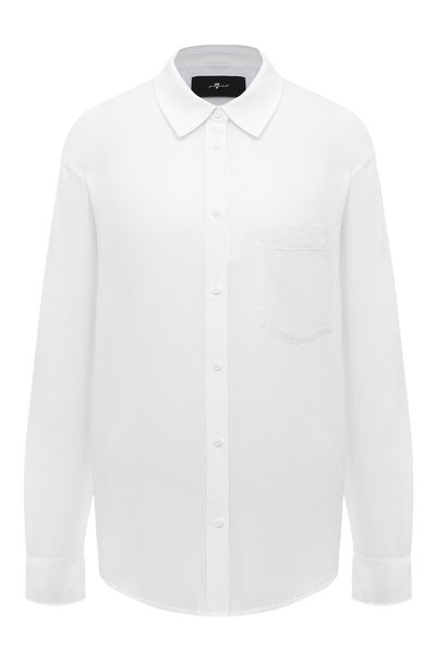 Женская хлопковая рубашка 7 FOR ALL MANKIND, арт. JSFL5680WH