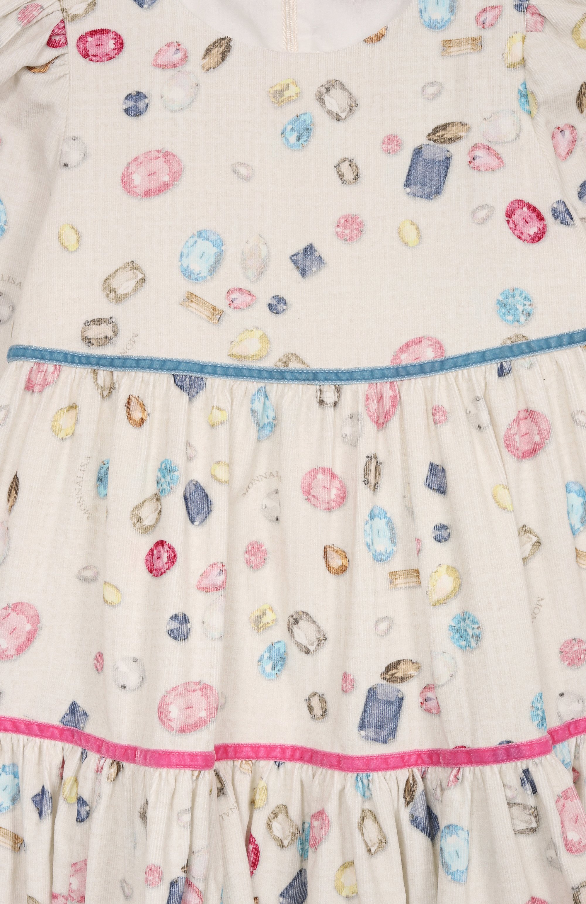 Вельветовое платье MONNALISA, арт. 11F913, фото 3