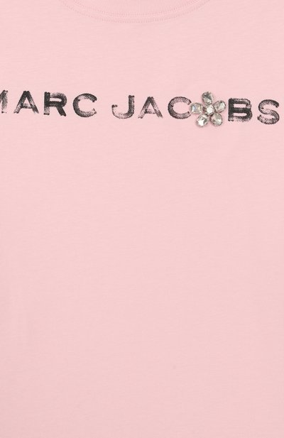 Хлопковый лонгслив MARC JACOBS (THE) светло-розового цвета по цене 9950 руб., арт. W60587, фото 3 Хлопковый лонгслив MARC JACOBS (THE), арт. W60587, фото 3