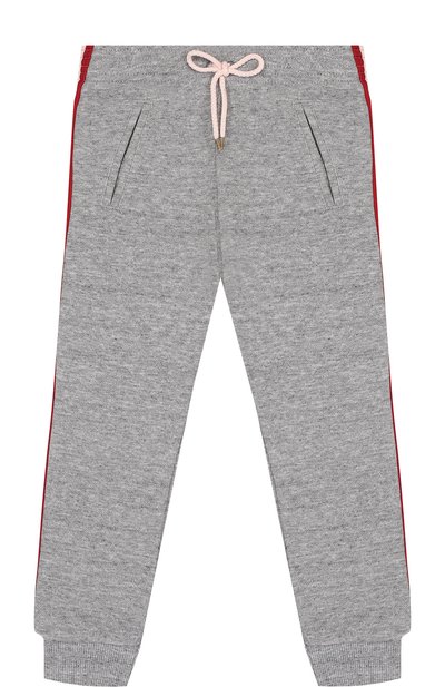 Спортивные джоггеры из хлопка с лампасами CHLOÉ, арт. C14519/6A-12A, фото 1