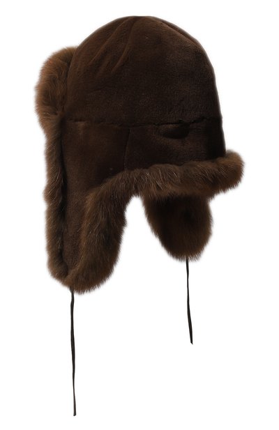 Шапка-ушанка мишка из меха соболя и норки FURLAND, арт. 0017107450062300000, фото 2