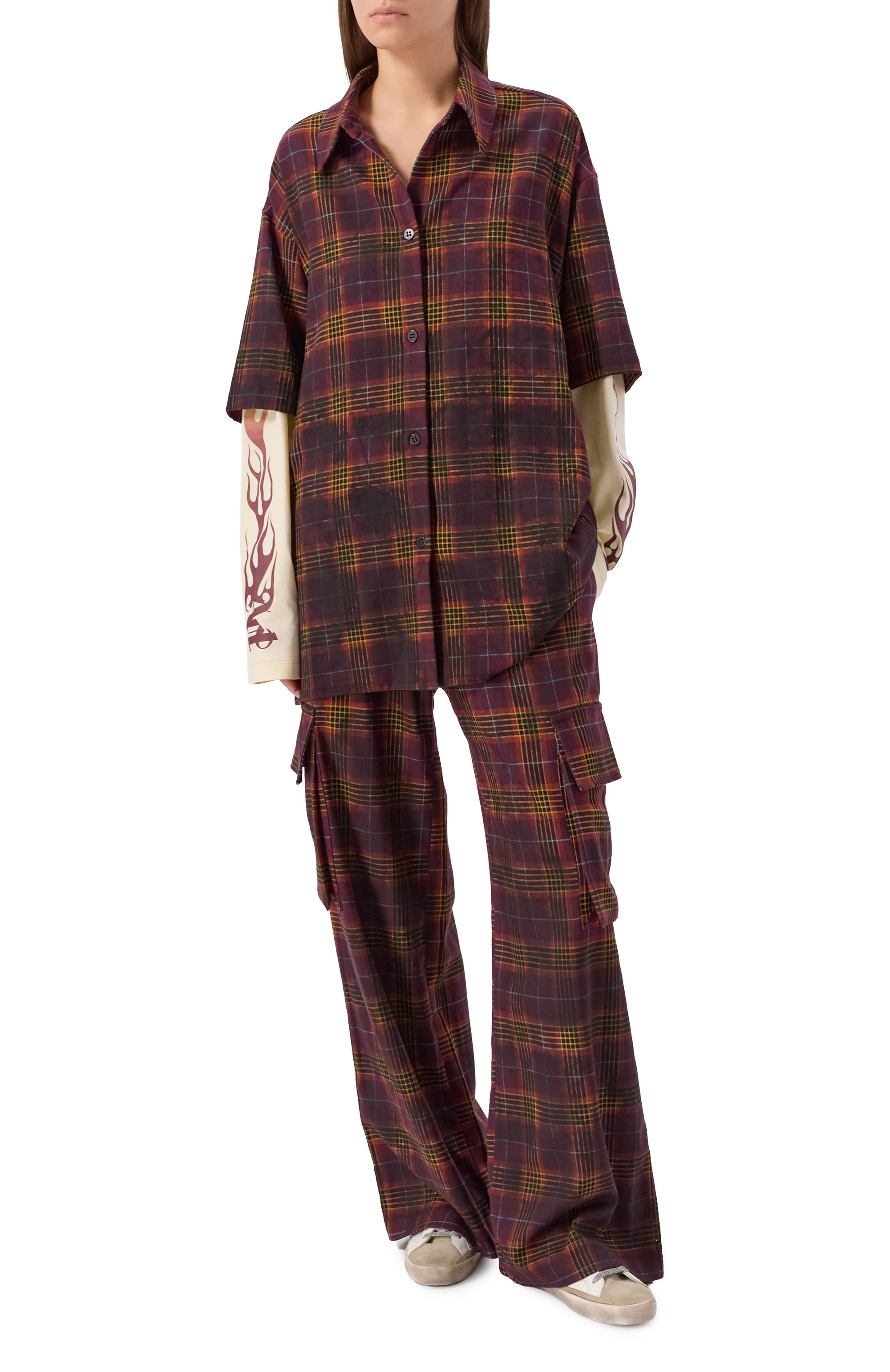 Рубашка PALM ANGELS, арт. PWGE027F25FAB001, фото 2