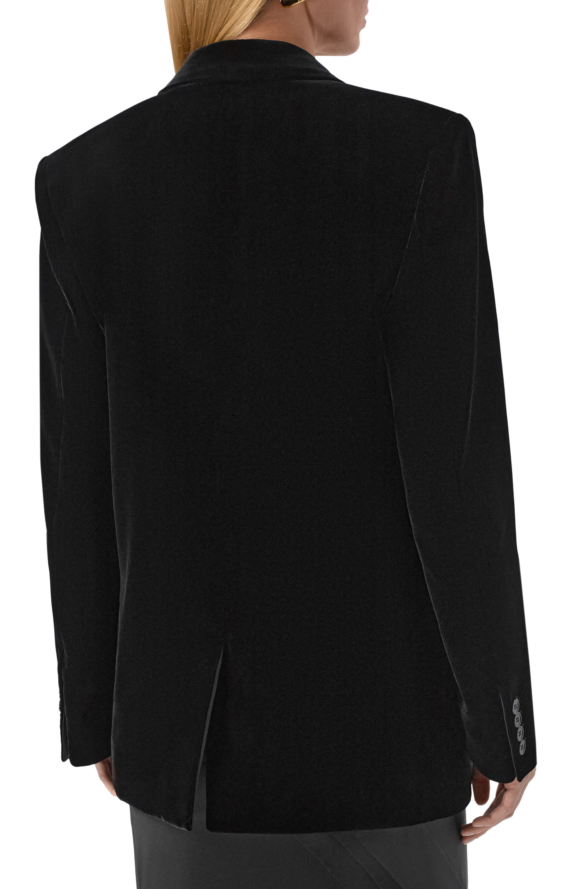 Бархатный жакет SAINT LAURENT, арт. 842990/Y525R, фото 4