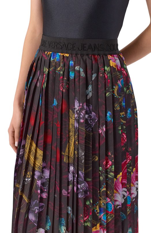 Плиссированная юбка Versace Jeans Couture 79HAE8P5/NS721 Разноцветный  79HAE8P5/NS721 Фото 5
