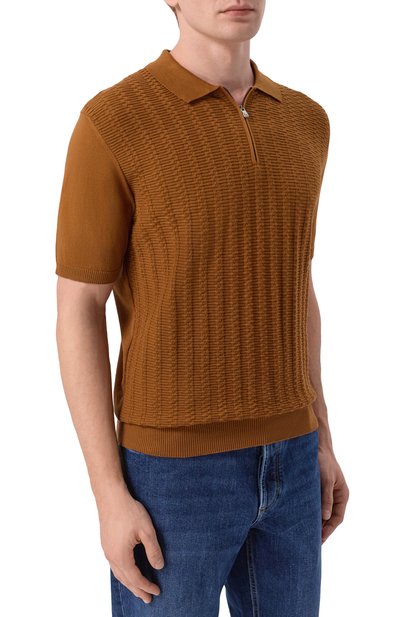 Хлопковое поло CORNELIANI, арт. 27M578/2725103, фото 3