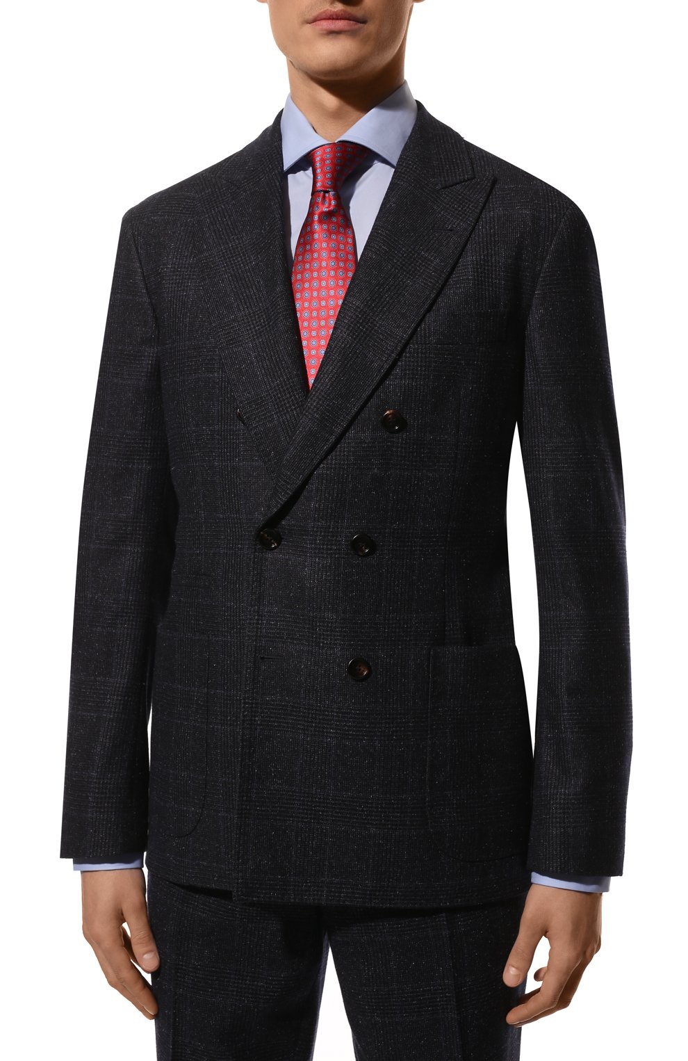Шелковый галстук CORNELIANI, арт. 89U302-2120326/00, фото 2