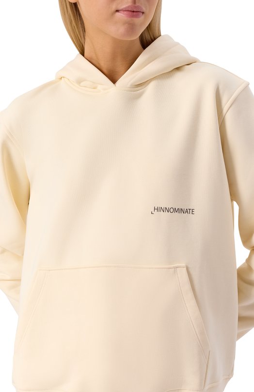 Хлопковое худи HINNOMINATE HMABW01932 Кремовый  HMABW01932 Фото 5