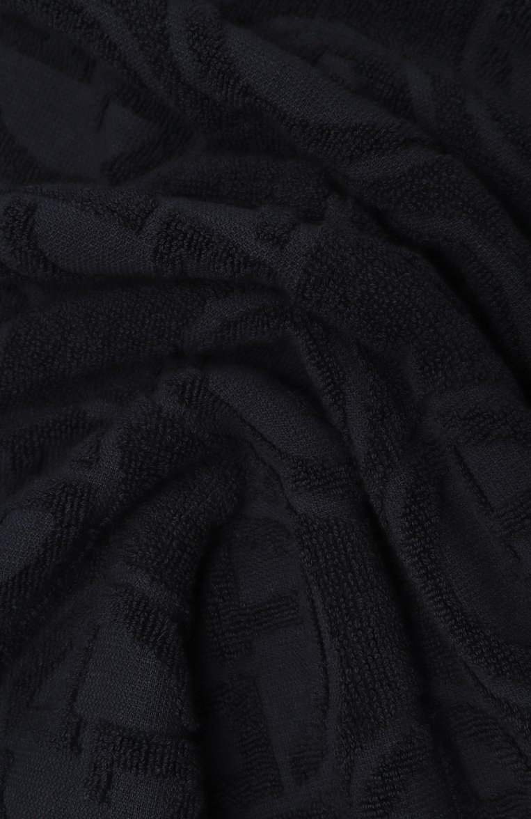 Мужские хлопковое полотенце GIORGIO ARMANI темно-синего цвета, арт. GM000830/AF16510 | Фото 2 (Материал: Хлопок, Текстиль; Нос: Не проставлено)