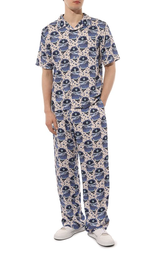 Рубашка из вискозы GmbH Синий, фото 2