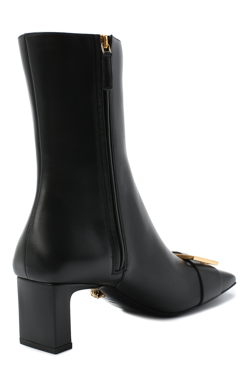 Кожаные ботильоны meander VERSACE, арт. DST426H/DVT2P, фото 4